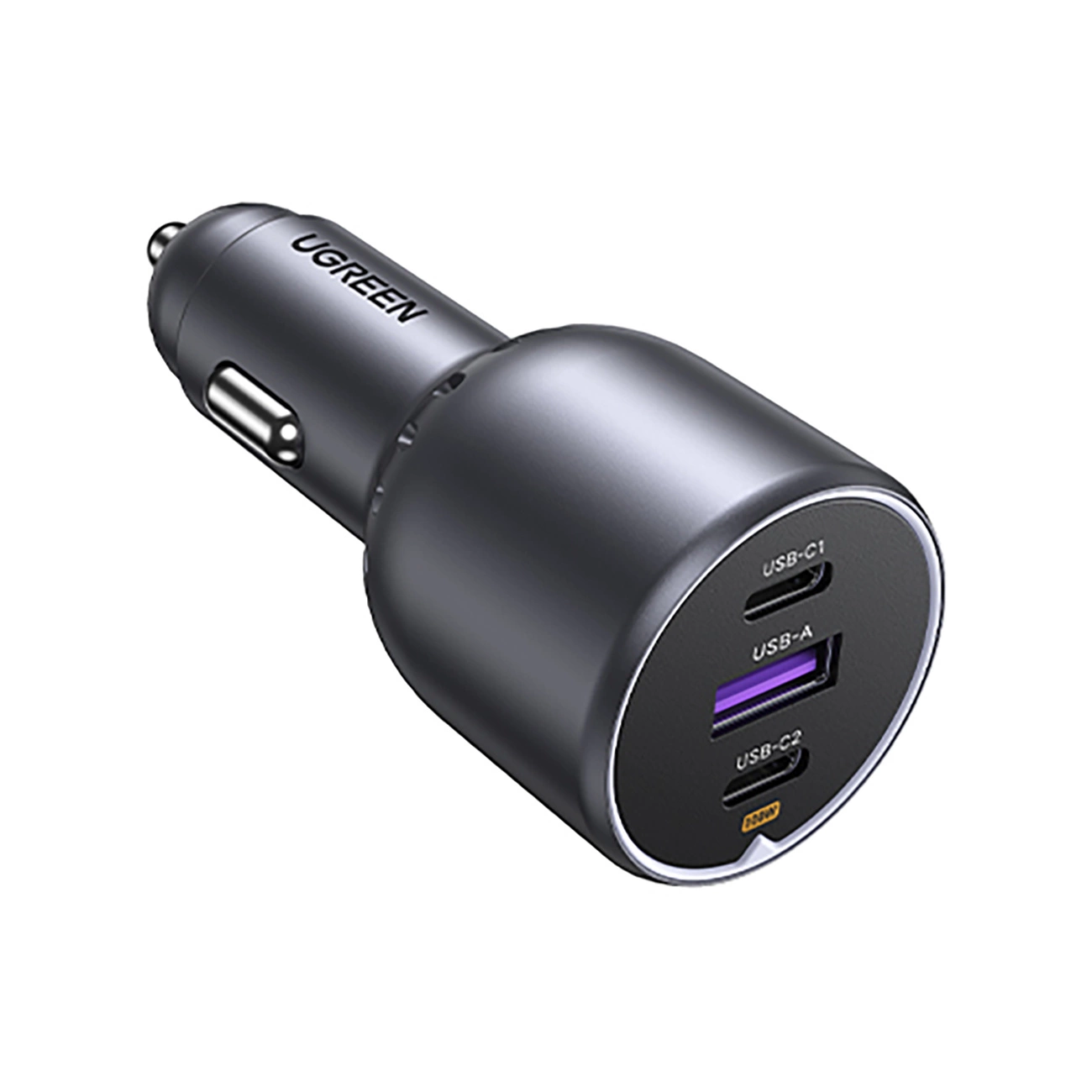 Ugreen EC705 car charger on white background