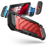 Etui Supcase Unicorn Beetle Pro na Nintendo Switch 2 - czerwono-czarne