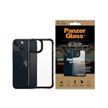 Etui PanzerGlass ClearCase antybakteryjne z certyfikatem Military Grade na iPhone 13 mini - przezroczysto-czarne