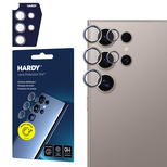 Szkło na obiektyw 3mk HARDY Lens Protection Pro do Samsung Galaxy S24 Ultra - szare