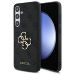 Guess GUHCS24FE4GMGGR S24 FE S721         szary/grey hardcase 4G Big Metal Logo