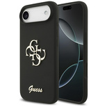 Guess Silicone Big 4G Script case for iPhone Air - black