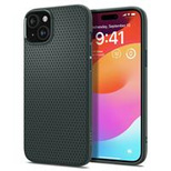 Etui Spigen Liquid Air na iPhone 15 Plus - ciemnozielone