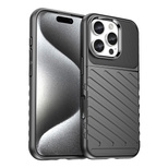 Thunder Case for iPhone 16 Pro Silicone Case - Black