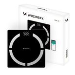 Wozinsky WIWL-30 Intelligente Bluetooth-Badezimmerwaage – Schwarz