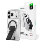 Etui AMAZINGTHING Titan Pro Lens Stand Set na iPhone 18 Pro Max z uchwytem magnetycznym i podstawką kompatybilne z MagSafe - przezroczyste