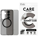 Etui CARE by PanzerGlass Flagship Urban Combat Black QI do Samsung Galaxy S25 - półprzezroczysty dymny