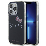 Hello Kitty IML Kitty Face Hülle für iPhone 15 Pro Max – Schwarz