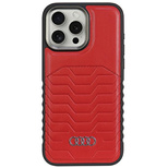 Etui Audi Synthetic Leather z MagSafe na iPhone 14 Pro Max - czerwone