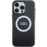 Etui Audi IML Big Logo MagSafe na iPhone 15 Pro Max - czarne