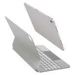 Uniq Venno Pro Magnetische Smart-Hülle mit Tastatur für iPad Air 10,9" (2020/2022) / Pro 11" (2021/2022) / Air 11" (2024/2025/2026) – Weiß