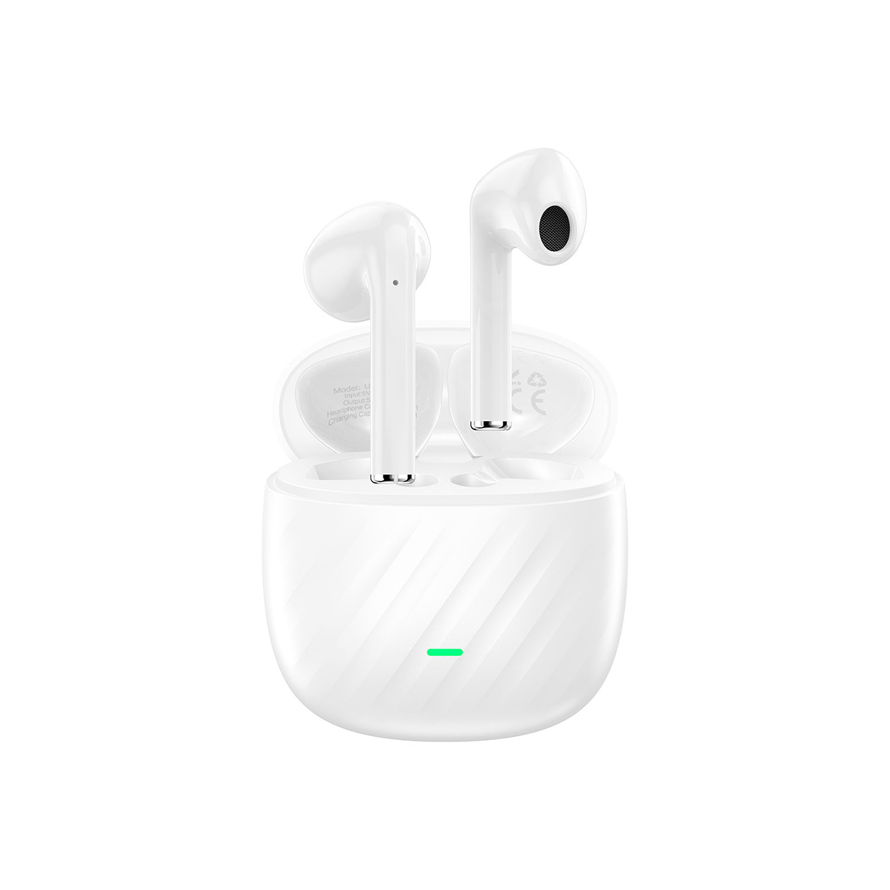 Dudao U14+ kabelloser TWS-In-Ear-Kopfhörer mit Bluetooth 5.3-Modul auf weißem Hintergrund
