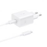 Ładowarka sieciowa Samsung EP-T4511XBEGEU 45W 4.05A 1x USB-C - biała + kabel USB-C