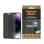 PanzerGlass Ultra-Wide Fit Antibacterial Privacy Tempered Glass for iPhone 14 Pro Max