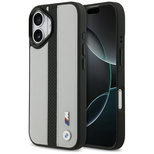 BMW M Perforated Stripe Logo MagSafe Case für iPhone 17 – Grau