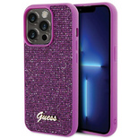 Guess Disco Metal Script case for iPhone 15 Pro - pink