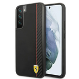 Etui Ferrari On Track Carbon Stripe na Samsung Galaxy S22+ - czarne