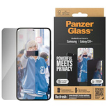 PanzerGlass Ultra-Wide Fit Privacy gehärtetes Glas mit Positionierer für Samsung Galaxy S24+