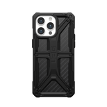 UAG Monarch Hülle für iPhone 15 Pro Max – schwarzer Carbon