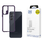 3mk Satin Armor Case+ Lila Hülle für Samsung Galaxy A55 5G – transparent