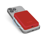 Powerbank SBS TEBB5000MAG1CR 5000 mAh kompatibel mit MagSafe - rot