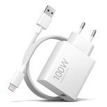 Xiaomi MY-19-ER 100W 6,1A 1 x USB-A-Wandladegerät mit USB-C-Kabel – Weiß