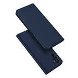 [RETURNED ITEM] Dux Ducis Skin Pro Case for Samsung Galaxy A14 4G / 5G Cover with Flip Card Wallet Stand Blue