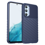 Thunder Case Hülle für Samsung Galaxy A54 5G Silikon Panzerhülle blau