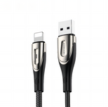 Joyroom Sharp Series S-M411 USB-A/ Lightning 2,4 A 3 m Kabel mit Ladeanzeige – Schwarz