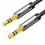 Ugreen AV119 10736 Audiokabel Miniklinke 3,5 mm / Miniklinke 3,5 mm 3 m – Schwarz