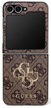 Guess Big 4G Logo Classic Logo Hülle für Samsung Galaxy Z Flip 7 - Braun