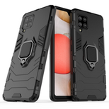 Ring Armor robuste Kickstand TPU/PC Panzer Handyhülle Hard Case für Samsung Galaxy A42 5G schwarz