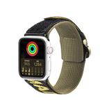 Dux Ducis -Armband (Outdoor-Version) Apple Watch Ultra-Armband, SE, 9, 8, 7, 6, 5, 4, 3, 2, 1 (49, 45, 44, 42 mm), Nylonarmband, gelbes Armband