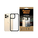 PanzerGlass ClearCase antibakterielle, nach Militärstandard zertifizierte Hülle für iPhone 13 Pro Max – transparent und schwarz