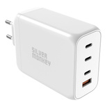 Silver Monkey SMA154 200W GaN-Ladegerät 3xUSB-C PD USB-A QC 3.0 – Weiß