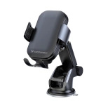 Uchwyt Wozinsky WUMID na telefon z ładowarką indukcyjną 15W na deskę rozdzielczą samochodu - czarny