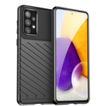 Thunder Case flexible gepanzerte Hülle für Samsung Galaxy A73 schwarz