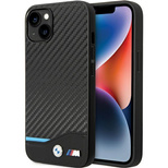 Case BMW BMHCP13M22NBCK iPhone 13 6.1&quot; black/black Leather Carbon