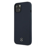 Mercedes Silicone Line Case für iPhone 13 mini - Marineblau