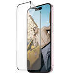 PanzerGlass Matrix Ultra-Wide-Fit hybrid glass for iPhone 15 with positioner