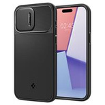 Spigen Optik Armor Mag Hülle mit MagSafe für iPhone 15 Pro Max – Schwarz