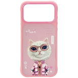 Nimmy Cool&amp;Cute 2.0 Katzenhülle für iPhone 17 Pro - Rosa