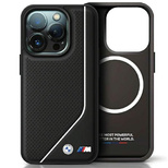 BMW Perforated Twisted Line MagSafe Case for iPhone 15/14/13 - Black