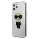 Karl Lagerfeld KLHCP12SPCUTRIKSL iPhone 12 mini 5,4" srebrny/silver hardcase Glitter Ikonik Karl