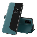 Eco Leather View Case elegancki futerał etui z klapką i funkcją podstawki Huawei P40 Pro zielony