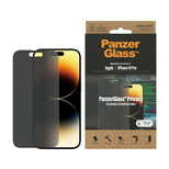 Szkło PanzerGlass Classic Fit prywatyzujące antybakteryjne na iPhone 14 Pro