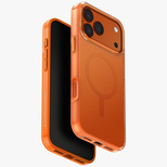 Uniq Clario Magclick Ladehülle für iPhone 17 Pro Max – Orange