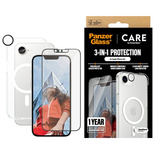 CARE by PanzerGlass Flagship 3in1 Case + Glas + Linse für iPhone 16e - transparent