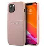 Guess GUHCP13SPSASBPI iPhone 13 mini 5.4&quot; pink/pink hardcase Saffiano Stripe