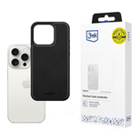 3mk Hardy Apple Silky Leather MagCase for Apple iPhone 15 Pro Max - Black - OUTLET